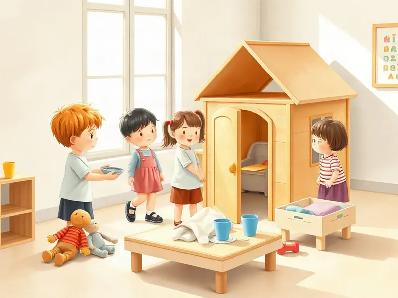 Ilustração da atividade A Casinha que Todos Ajudam a Arrumar