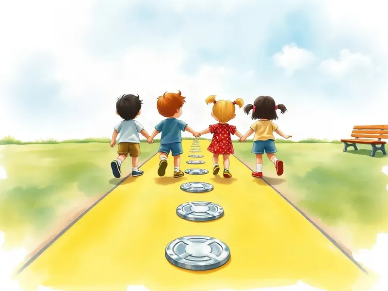 Ilustração da atividade Trilha Segura do Passo Devagar com a Mão Amiga