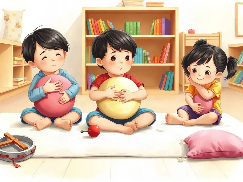 Ilustração da atividade Almofada Que Acolhe: o Corpo Que Encolhe e Respira