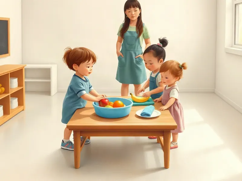 Ilustração da atividade Chef Pequenininho: Lavar, Cheirar e Escolher a Fruta