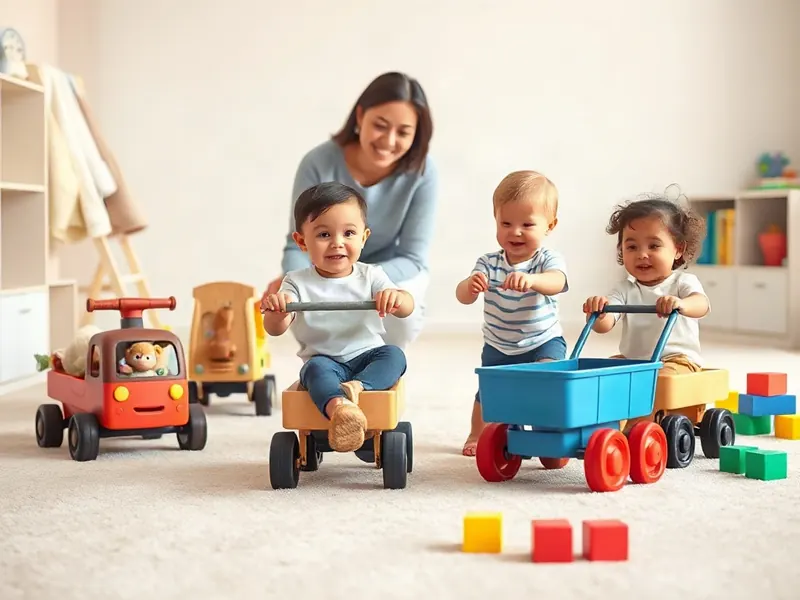 Ilustração da atividade Carrinho de Bebê Pela Sala