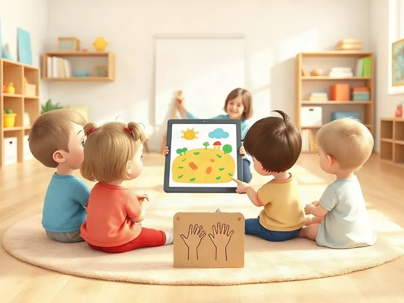 Ilustração da atividade Vez do Tablet na Roda da Passagem