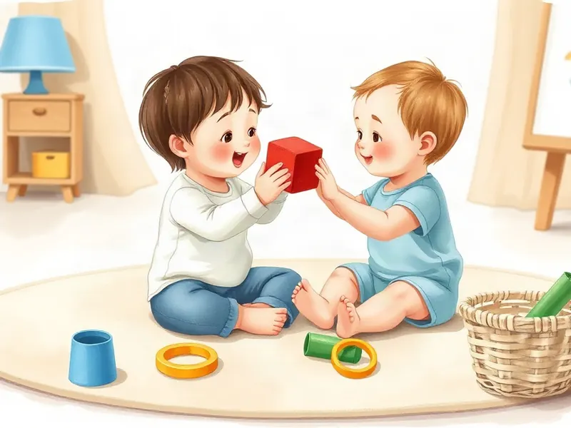 Ilustração da atividade Troca de Brinquedos com Toma e Dá