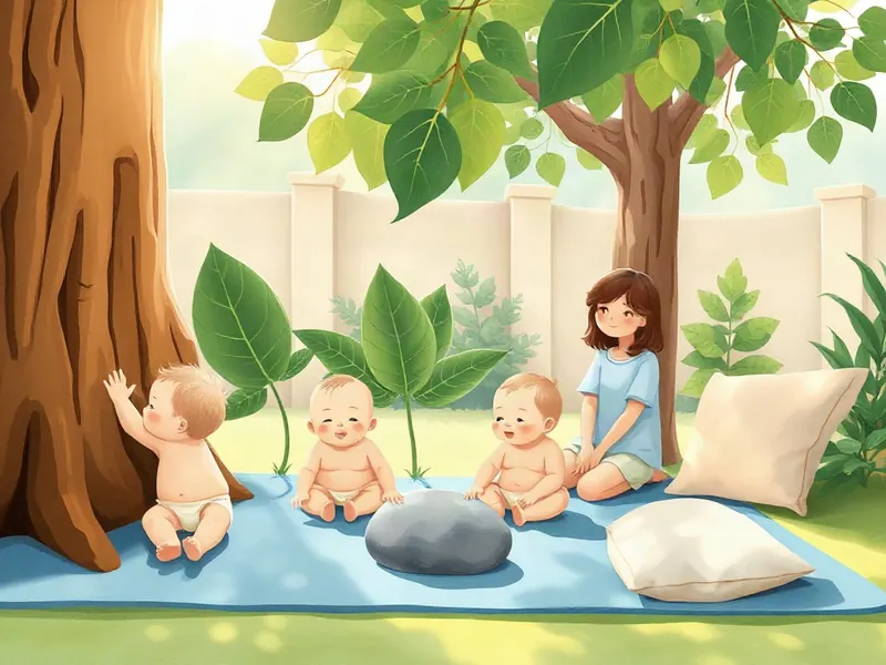 Ilustração da atividade Toque no Tronco e na Folha