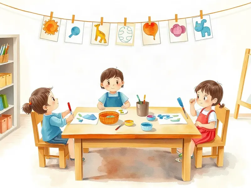 Ilustração da atividade Pintura que Vira Colagem: Duas Texturas na Mesma Folha
