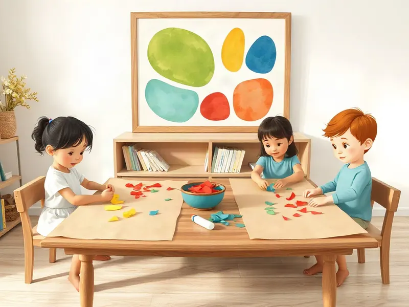 Ilustração da atividade Retrato Colado de Quadro Conhecido
