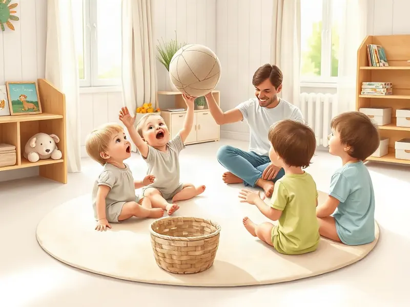 Ilustração da atividade Pote da Vez: Quem Tem a Bolinha Contando o Que Sentiu
