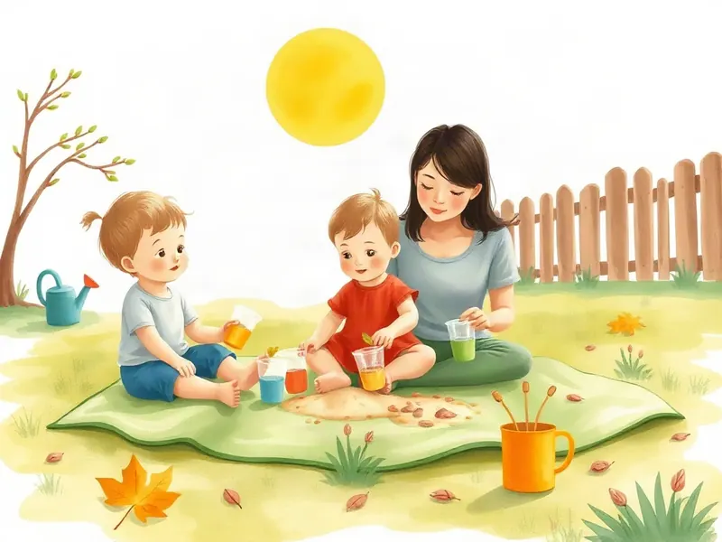 Ilustração da atividade Sol, Chuva e Folha no Tempo do Quintal