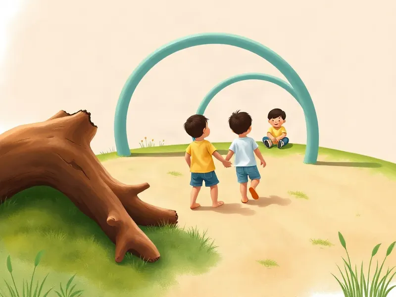 Ilustração da atividade Sobe e Desce no Gramado