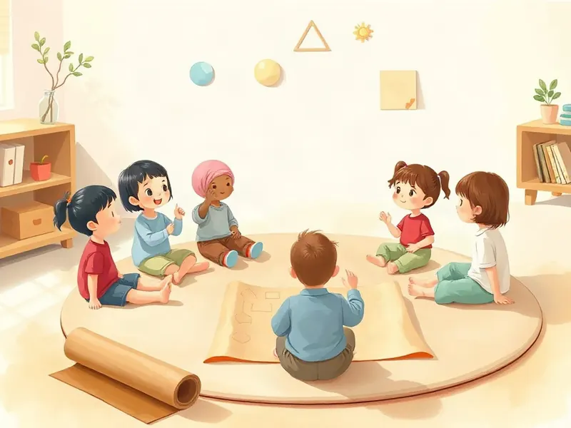Ilustração da atividade Brincadeira Que Eu Contei: a Roda do Meu Dia