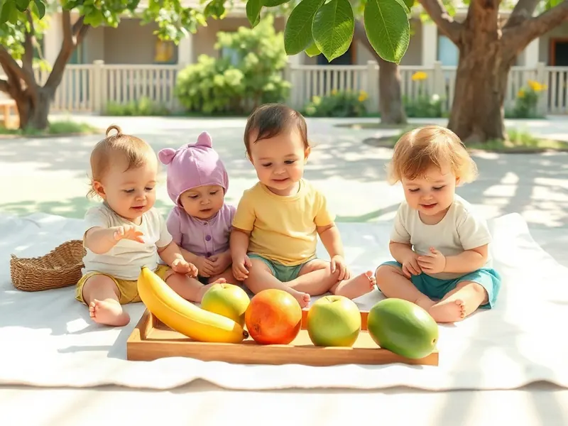 Ilustração da atividade Mãozinhas que Descobrem a Fruta Macia e a Fruta Dura