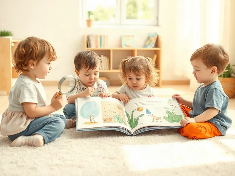 Ilustração da atividade Lupa de Livro: o Que a Ilustração Está Dizendo?