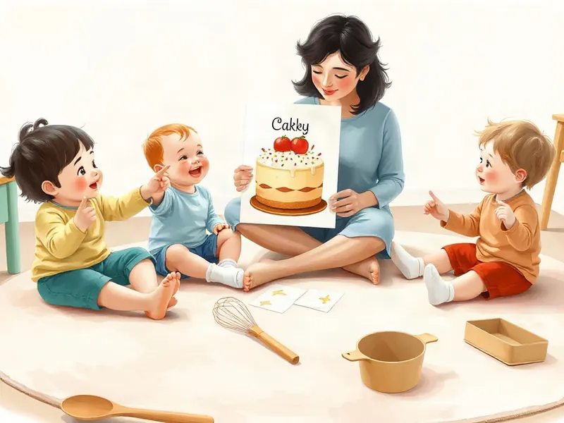 Ilustração da atividade Receita Cantada: Lendo a Ordem do Bolo