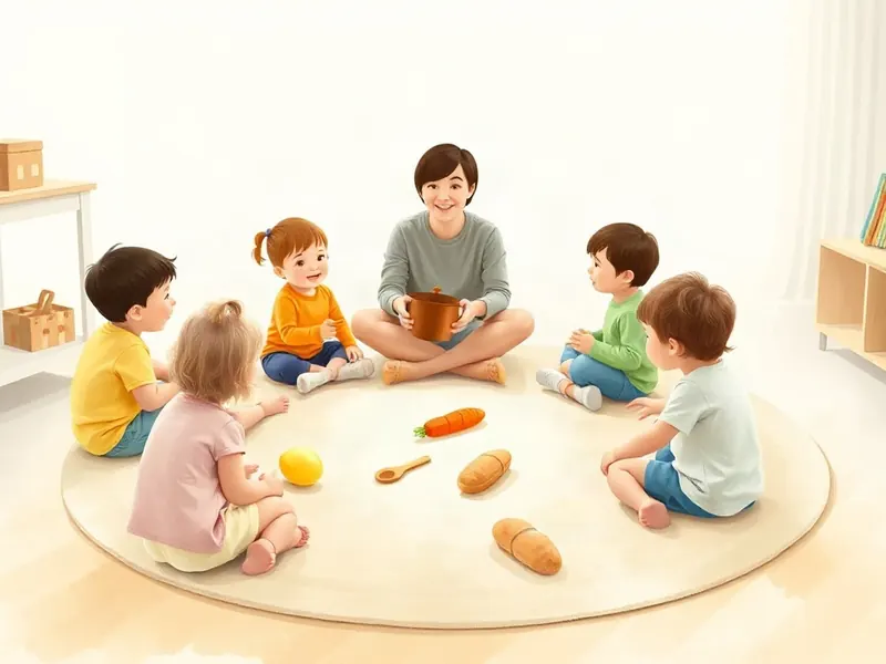 Ilustração da atividade Receita do Bolinho Cantado: Passa a Panela