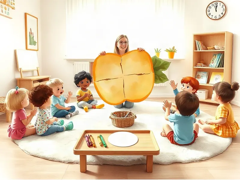 Ilustração da atividade A Fruta Que Se Parte e Se Conta