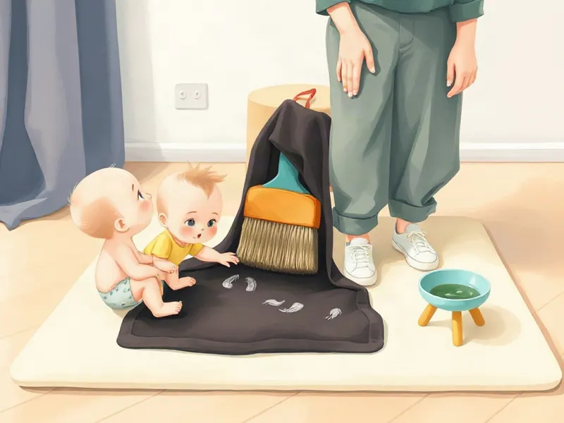 Ilustração da atividade Riscos de Água no Pano