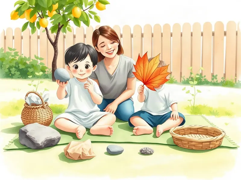 Ilustração da atividade Cestos do Quintal