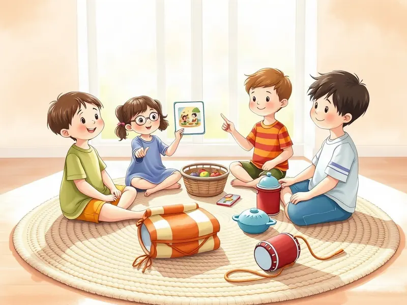 Ilustração da atividade Roda dos Jeitos de Viver