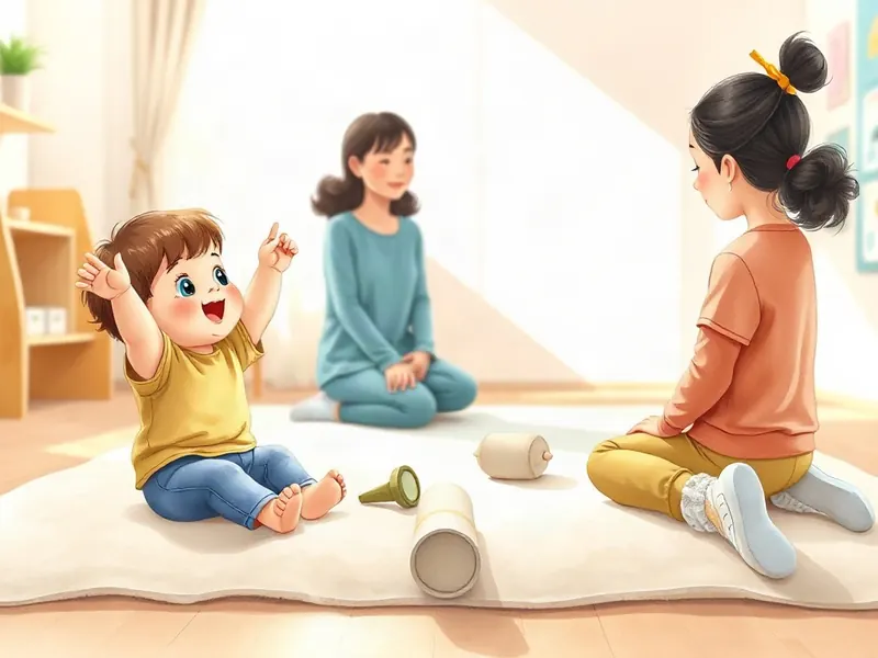 Ilustração da atividade Bebê Responde com o Corpo