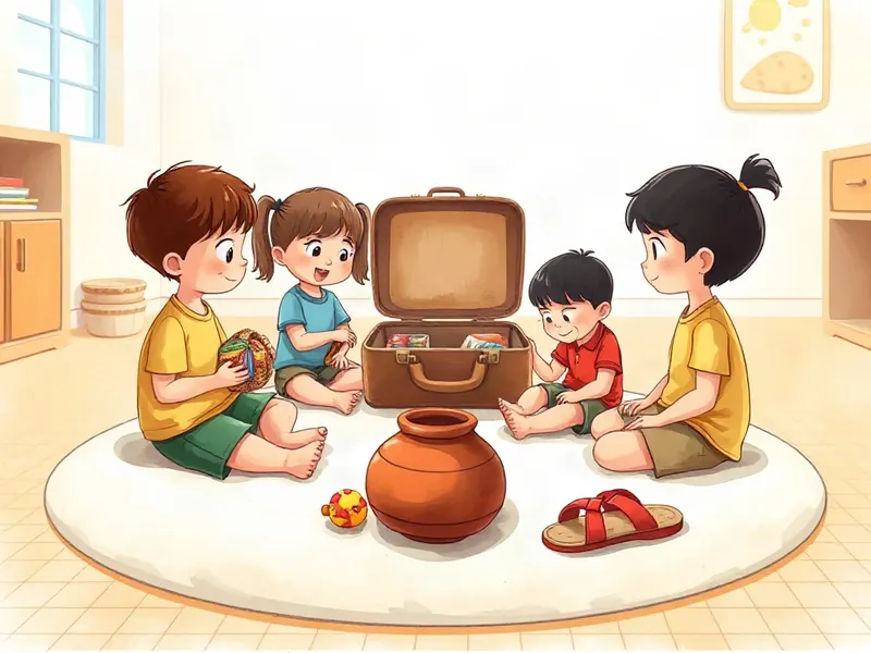 Ilustração da atividade Mala de Histórias Vizinhas