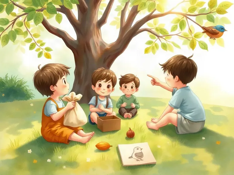 Ilustração da atividade Quem Mora na Árvore?