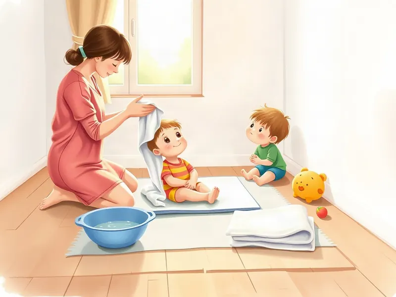 Ilustração da atividade Conversa de Trocas: a voz do bebê no banho