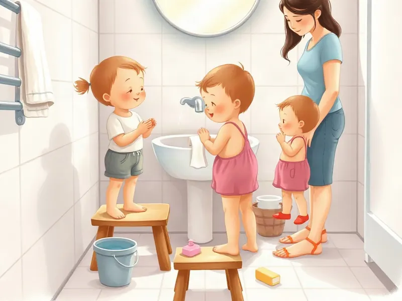 Ilustração da atividade Pia da Turminha Cheirosa