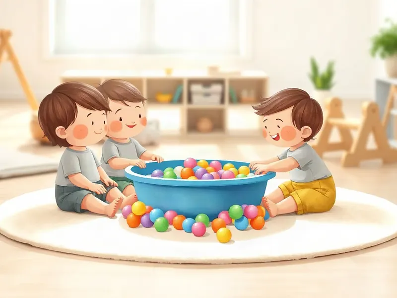 Ilustração da atividade Mãozinhas no Mar de Espuma