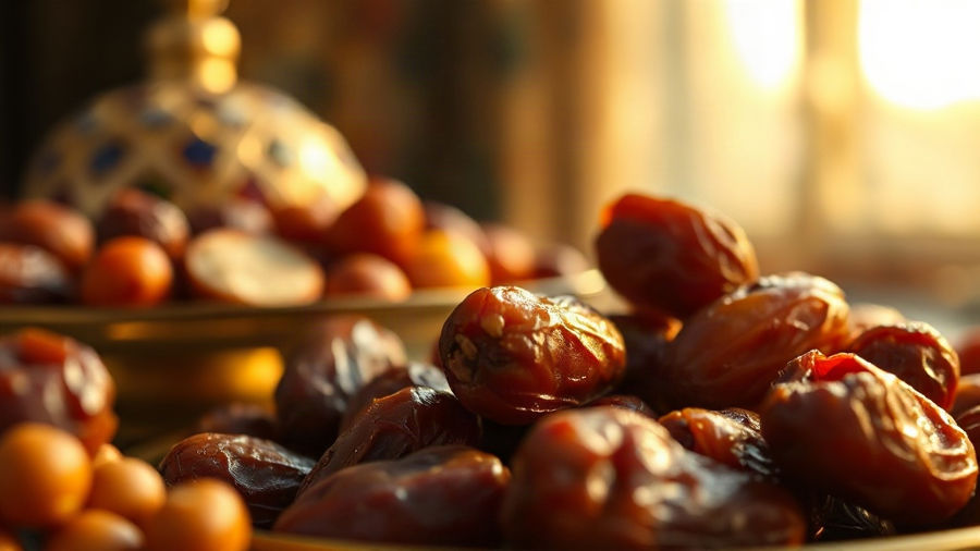 Alimento sagrado do Islamismo: tâmaras, cordeiro e ensino