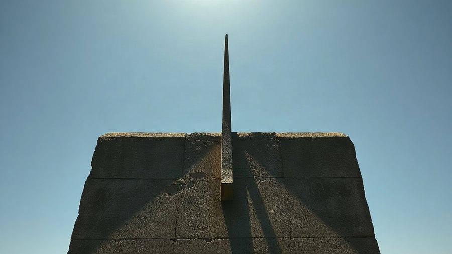 Como funciona o gnômon e o que as sombras revelam