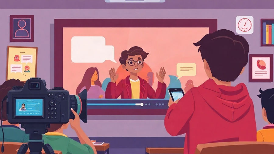Atividade sobre vlog para o 5º ano: roteiro e questões