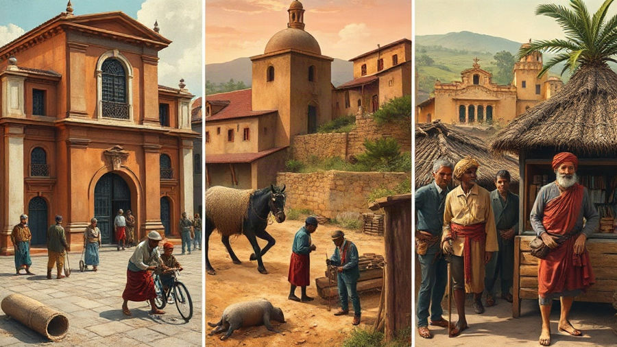 Atividades sobre escravidão e trabalho livre em Roma, Europa medieval e África para o 6º ano com gabarito