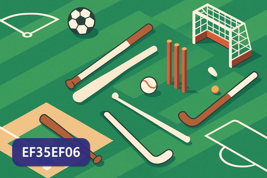 Atividades sobre Esportes de campo e taco com gabarito — 3º ano, 4º ano, 5º ano (EF35EF06)
