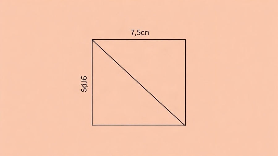 Como calcular a diagonal de um quadrado: fórmula e exemplos