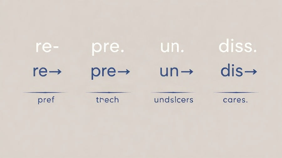 O que significa prefixo? Entenda com exemplos em português e inglês