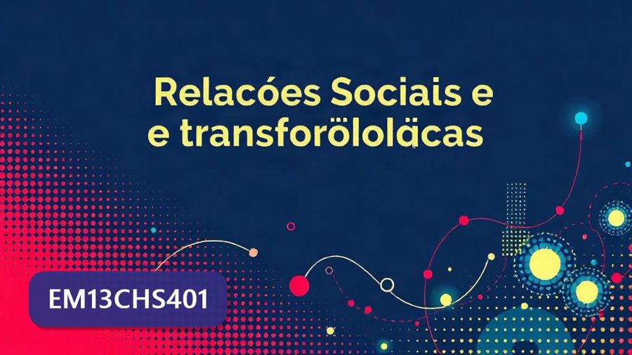Atividades sobre Relações Sociais e Transformações Tecnológicas com gabarito — 1ª série, 2ª série, 3ª série, ENEM, FUVEST, UEL, UNESP (EM13CHS401)