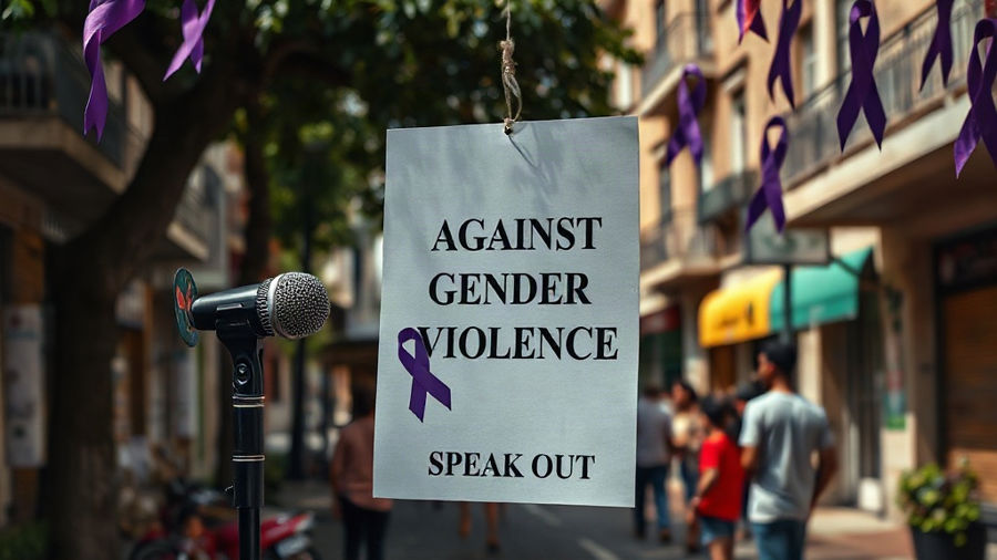 Letra de canção em campanha de combate à violência