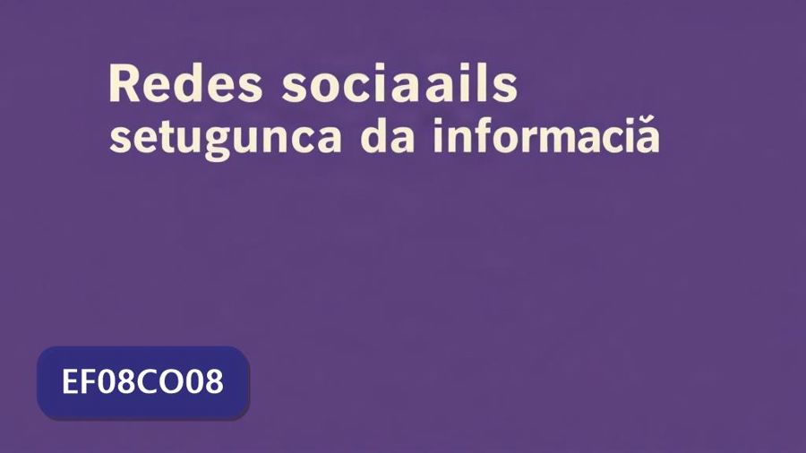 Atividades sobre Redes sociais e segurança da informação com gabarito — 8º ano (EF08CO08)