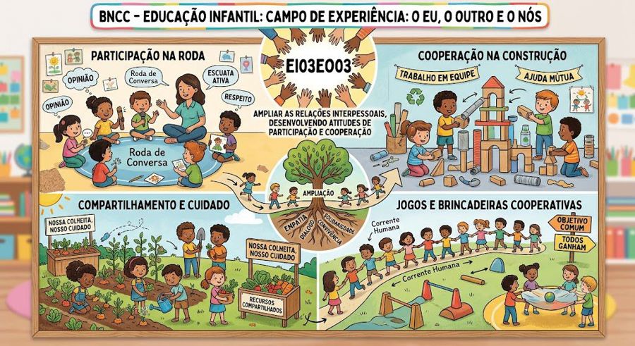 EI03EO03: como trabalhar a habilidade na prática com questões prontas