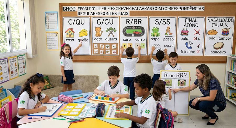 EF03LP01: o que a habilidade pede e 3 questões prontas