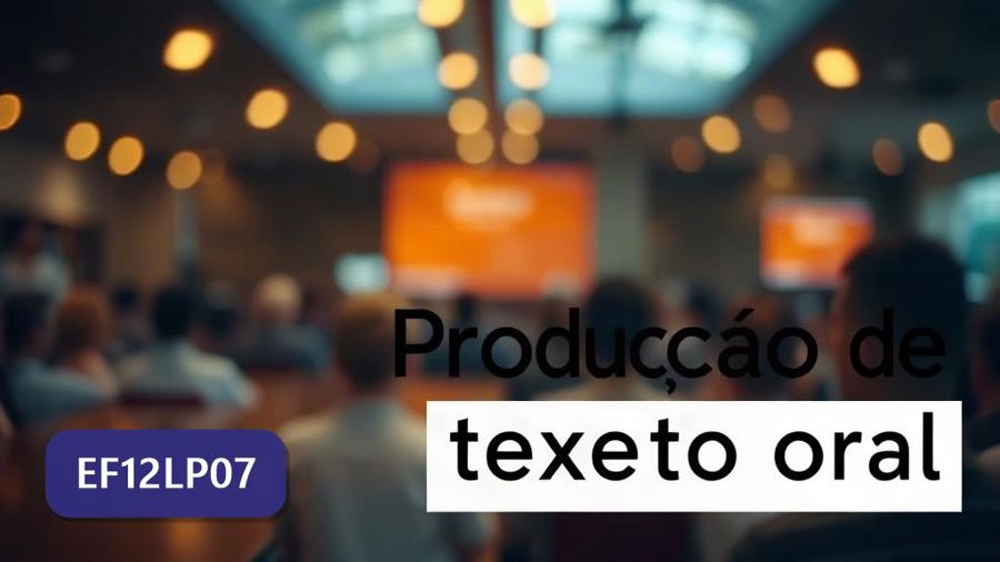 Atividades sobre Produção de texto oral com gabarito — 1º ano, 2º ano (EF12LP07)