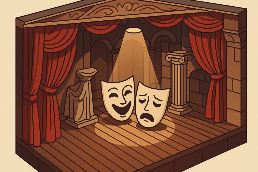 Atividades sobre teatro com gabarito para fundamental e médio