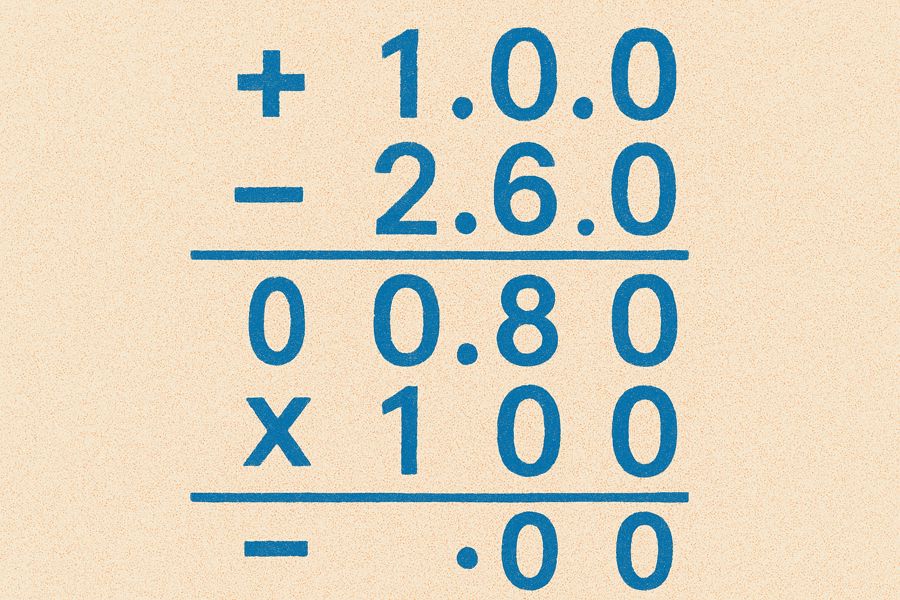 Números decimais: exercícios resolvidos com operações