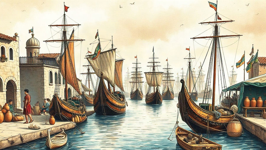 A circulação de mercadorias no Mediterrâneo Antigo