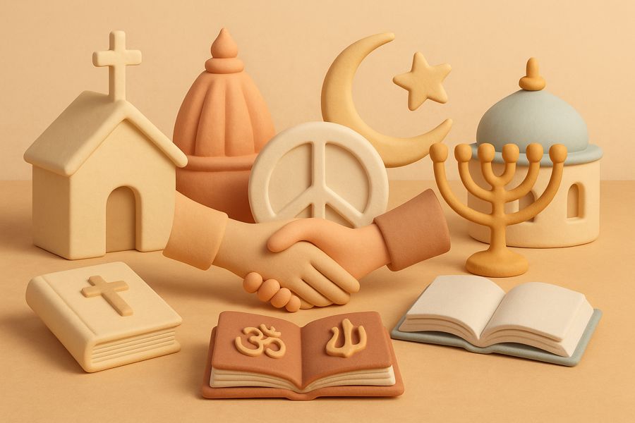 Prova de Ensino Religioso com gabarito para o 8º ano