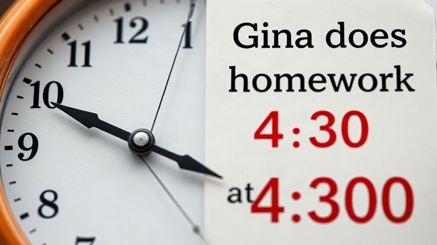 Gina does her homework ___ 4:30: at, in, on ou of?