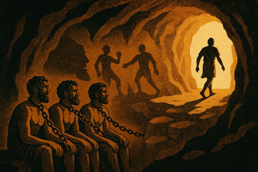 Questões sobre o Mito da Caverna: prova com gabarito comentado