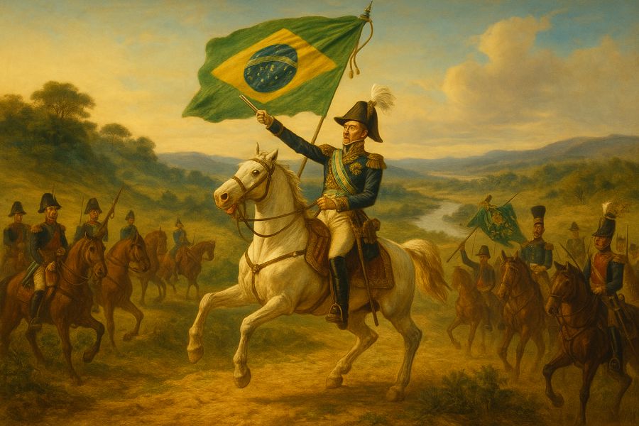 Atividade de português sobre a Independência do Brasil