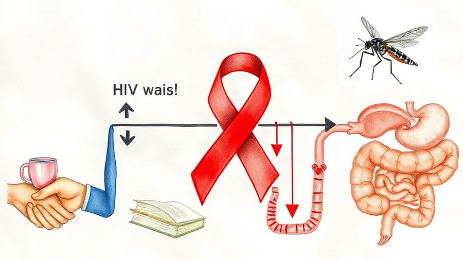 Transmissão do HIV: por que abraço, saliva e insetos ainda confundem a turma
