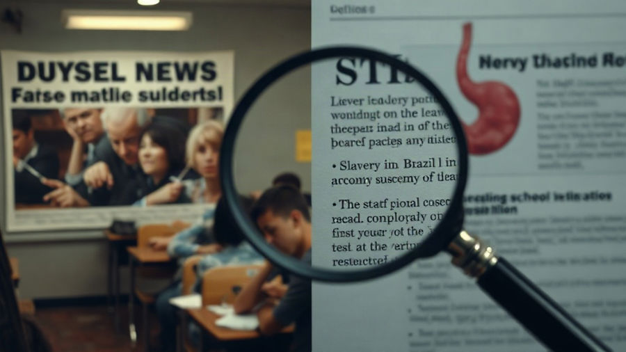 Análise de notícias: por que tantos alunos confundem aparência com evidência